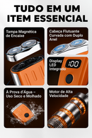 Mini Barbeador Elétrico bladePRO Rotativo IPX7 [CORTA IGUAL NAVALHA]